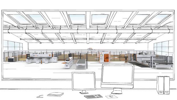 Automation Pro als übergeordnetes System zur Steuerung des Produktionsflusses und der Materialverwaltung im modernen Betrieb