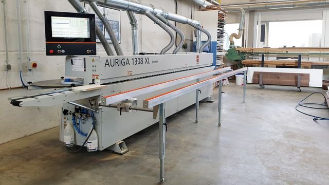 Joinery Schneider from Saarbrücken with the edge banding machine Auriga 1808XL power Joinery Schneider from Saarbrücken with the edge banding machine Auriga 1808XL power