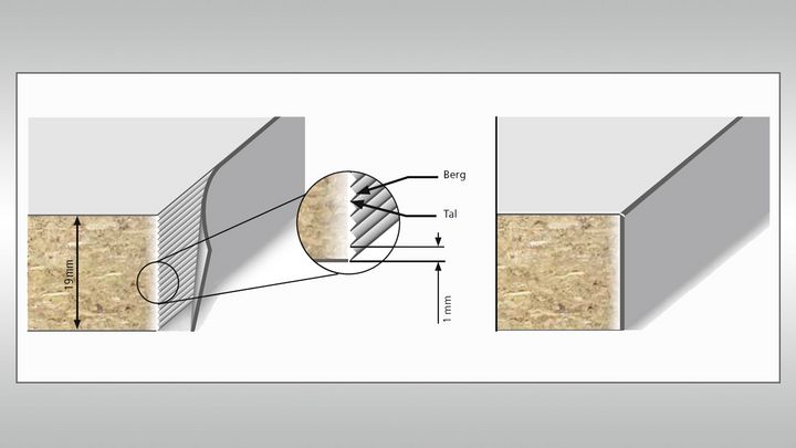 Hochflexibler Kleberauftrag mit der HOLZ-HER Glu Jet Dünnfilmtechnik