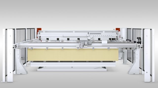 Sólida mesa elevadora para una potente producción en serie