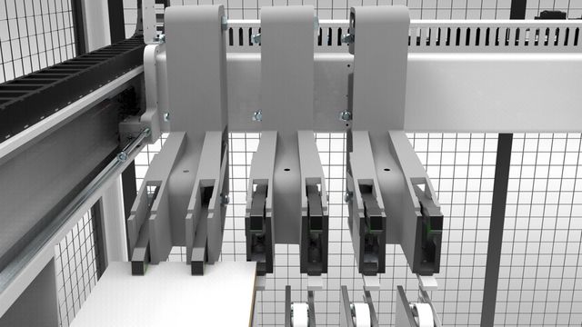 Las pinzas flotantes estándar con control inteligente a través del software le ofrecen una ganancia en tiempo de ciclo, calidad de corte y protección del material.