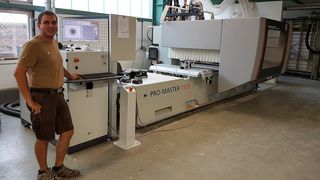 Dobre wrażenia z obrabiarki CNC HOLZ-HER PROMASTER 7125 i okleiniarki Auriga 1308