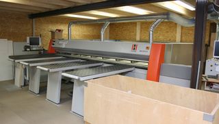 Cliente fedele HOLZHER Kobe di Reutlingen con la sezionatrice 6120