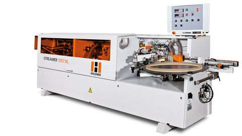 The Streamer 1057 edgebander as entry model for professional edgebanding