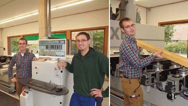 Tischlerei Rosien mit CNC-Bearbeitungszentrum für Fenster Multirex Tischlerei Rosien mit CNC-Bearbeitungszentrum für Fenster Multirex