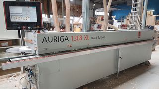 Okleiniarka Auriga 1308XL u klienta referencyjnego HOLZHER Riedinger