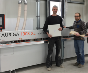 Our reference customer Marten with the edgebanding machine AURIGA 1308XL