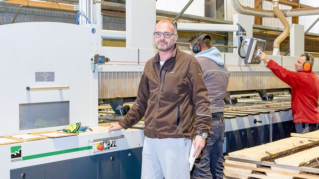 Zufrieden mit seiner neuen Zuschnittlösung: Daniel Schläpfer