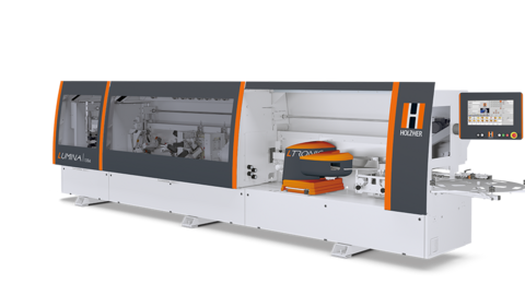 Kantenanleimmaschine HOLZHER LUMINA 1584 - Nullfuge mit NIR-Modul Kantenanleimer Holzher Lumina Nullfuge