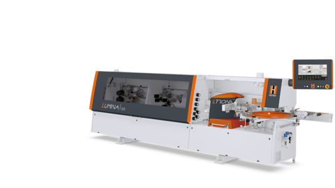 Bordatrice LUMINA 1375: Muovere i primi passi nel campo della bordatura è ancora più semplice grazie all'unione di bordi incollati e bordi laser HOLZ-HER LUMINA 1375: Il modello base per muovere i primi passi nella tecnologia a giunzione invisibile - bordatura ad altissimi livelli