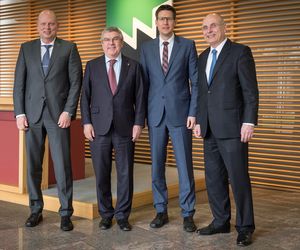 [Translate to "Russisch"] Foto v. l. n. r.: Herr Baumbusch, Herr Dr. Bach, Herr Dr. Kordt, Herr Schmidt