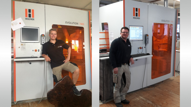 Effektive work with minimum space requirement: our reference customer Suske invests in an EVOLUTION 7405 Our reference customer Suske with a machining centre EVOLUTION 7405 from HOLZ-HER