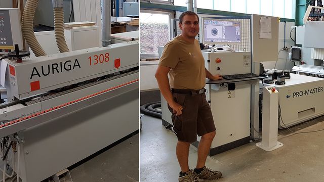 La referenza del cliente HOLZHER Wieland di Gernsbach è soddisfatta del CNC e dell'elaborazione dei bordi