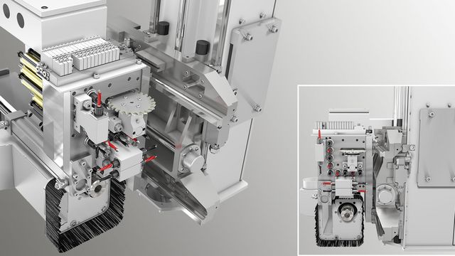 Equipamiento perfecto: cabezal de perforación en serie