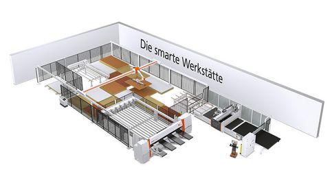 Inteligentna obsługa płyt za pomocą HOLZ-HER STORE-MASTER 5110