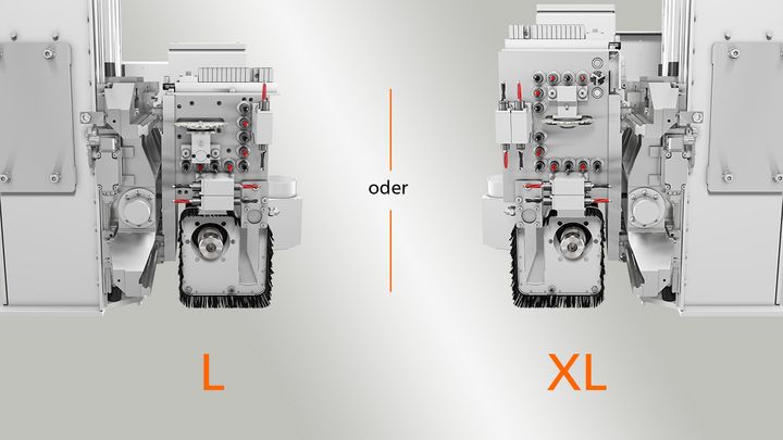 Превосходный форматно-сверлильный центр. В стандартную комплектацию входит 15-шпиндельная сверлильная головка и мощный фрезерный агрегат.