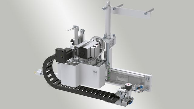 Eckkopieraggregat for corner processing up to 3 mm edge thickness