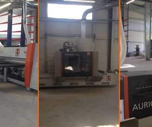 Cliente di riferimento di Holzher dai Caraibi con bordatrice, sezionatrice e centro di lavoro CNC